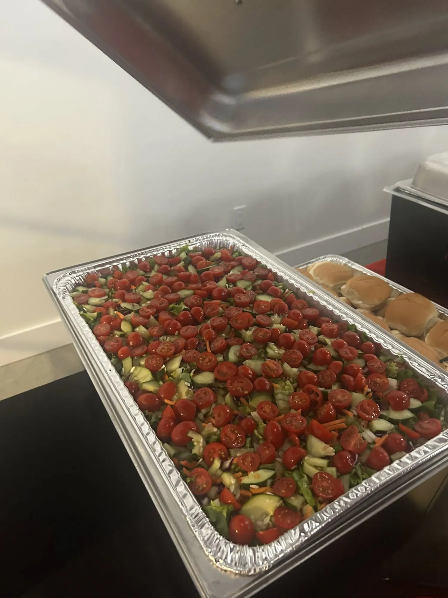 Drake's BBQ event setup