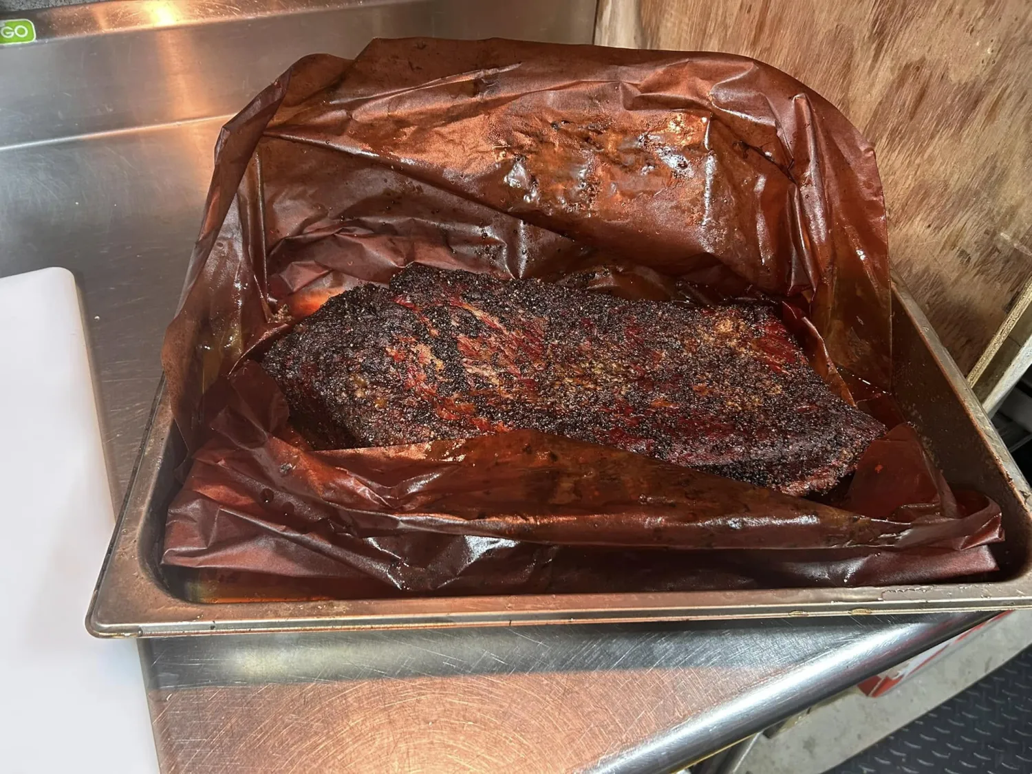 Drake's BBQ smoked brisket